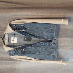 Hollister jeans hoodie jacket. Medium